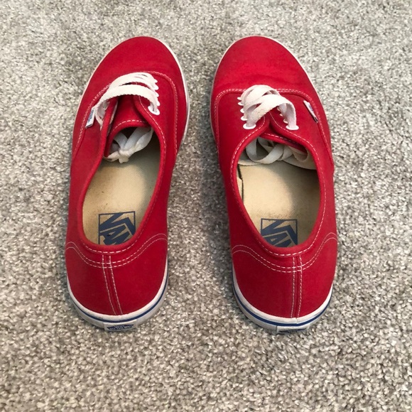 Red Vans sneakers - Picture 2 of 2